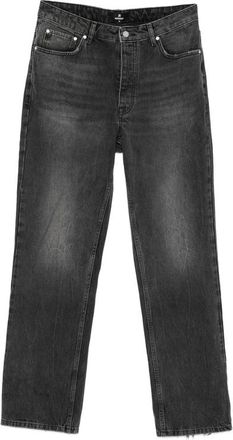 Represent Washed Straight Jeans - Heren - Regular Fit Jeans - Zwart - W32 - Denim - Jeans