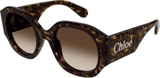 Chlo&eacute; Zonnebrillen - Dames - Zonnebrillen - Bruin - 53 MM - Accessoires