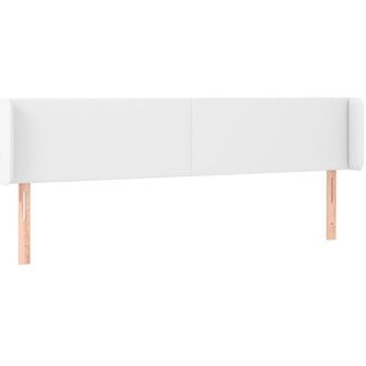 vidaXL Testiera ad Orecchio Bianca 163x16x78/88 cm in Similpelle - Vidaxl