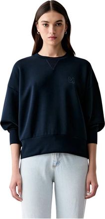 Mos Mosh Kiki Sweatshirt - Dames - Sweatshirts - Blauw - L - Polyester - Hoodies & sweatvesten