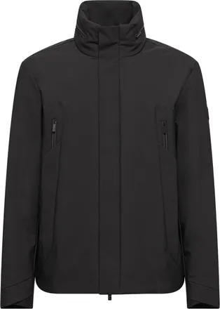 Moncler Moncler Caelros Hooded Mid-length Down Jacket, Men, Black, Size: 0