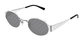 Gucci GG1854S 002 Mens Sunglasses Silver Size 51 - Free RX Lenses - Free RX Lenses