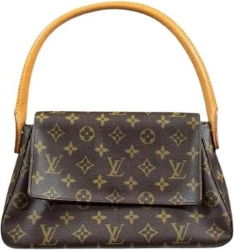 Louis Vuitton Pre-owned Monogram Handtas - Dames - Vintage Handtas - Bruin - ONE Size - Vintage