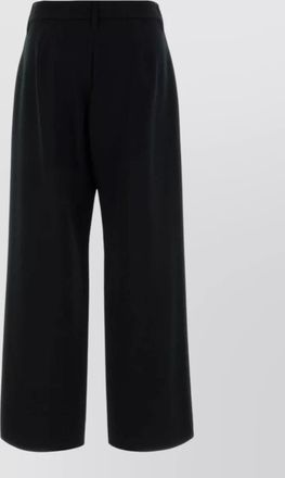 Max Mara virgin wool wide-leg trousers