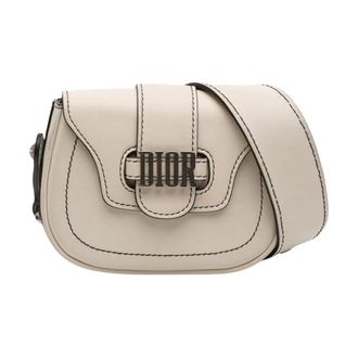 Dior Pre-owned Saddle Bag - Dames - Pre-owned - Wit - Maat: ONE Size