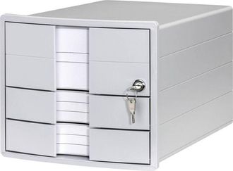Han Impuls 1018-11 Cassettiera Grigio din A4, din C4 Numero cassetti: 3 - HAN
