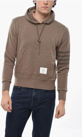 Thom Browne Virgin Wool Sweater with Hood and Kangaroo Pocket size S
