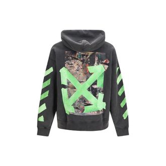 Off-white Mens Gray Cotton Sweatshirt Clothing