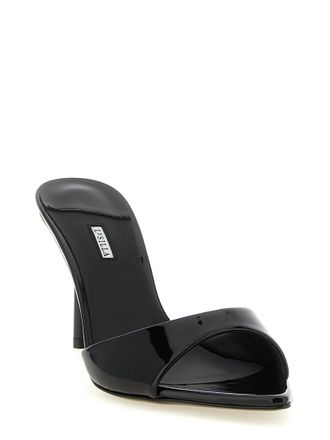 Le Silla Womens Bella Heel Sandal Black Polyurethane Polyester