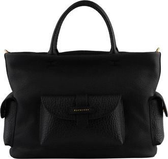 Pourchet Reporter - Dames - Shoppers - Zwart - ONE Size - Leer - Tassen