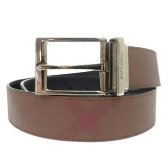 Burberry Pre-owned Katoenen Riem - Heren - Pre-owned - Bruin - Maat: ONE Size Katoen