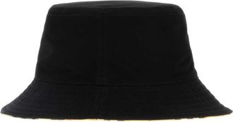 Burberry Black Gabardine Solid Bucket Hat