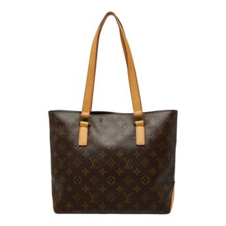 Louis Vuitton Brown Pvc Leather Shoulder Bag Tote Bag (Pre-Owned)