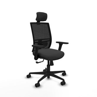 Piqueras y Crespo Silla De Oficina Piqueras Y Crespo Yunquera Negro C&oacute;moda Ajustable