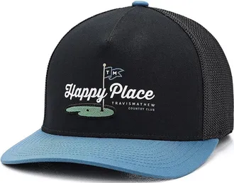 Travis Mathew Swing Season Mens Hat Caps Black, Cotton/Polyester