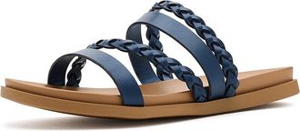 Journee Collection Colette Womens Sandals Blue : 7.5 M, Synthetic