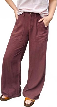 Dylan Casey Wide Leg Pant In Fig