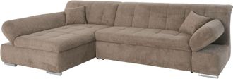 Domo Collection Ecksofa »Mona L-Form« wahlweise mit Bettfunktion