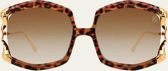 Anna-Karin Karlsson La Vie En Rose Square Sunglasses