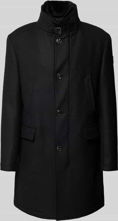 Joop Kurzmantel aus Woll-Mix Modell Mikos in Black, Größe 46