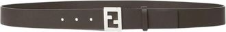 Fendi Brown FF Buckle Belt