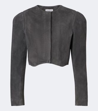 Alaia Ala&iuml;a Chaqueta cropped de ante