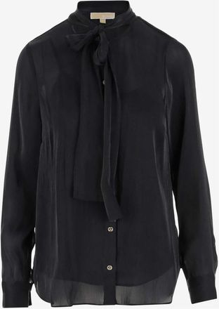 Michael Kors Stijlvol Overhemd - Dames - Overhemden - Zwart - XL - Overhemden