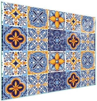 OEM Placa Protectora De Vidrio Para Estufa 70x52 Mosaico