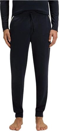 HUGO BOSS Homewear Broek - Heren - Sweatpants - Blauw - S - Katoen - Broeken