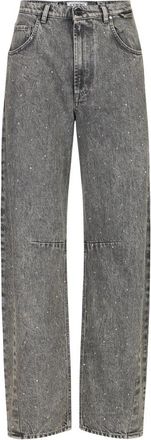 Iceberg Barrel Fit 5-Pocket Jeans - Dames - Loose Fit Jeans - Zwart - W26 - Denim - Jeans