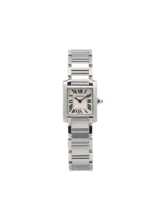 Cartier Tank Francaise 20mm - women - stainless steel - One Size - Neutrals