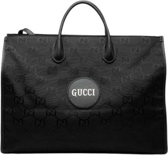Gucci Pre-owned Off the Grid Tote Bag - Dames - Vintage Shopper - Zwart - ONE Size - Leer - Vintage
