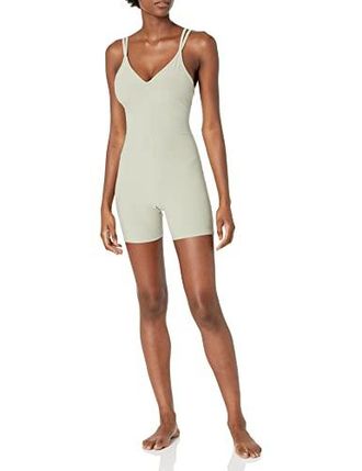 Alo Yoga Womens Alosoft Suns Out Onesie, Limestone, Large