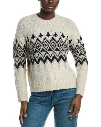 Design History Fair Isle Wool & Alpaca-Blend Sweater