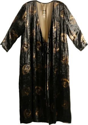 Uma Wang Anthea midi-jurk met gestrikte taille - Zwart