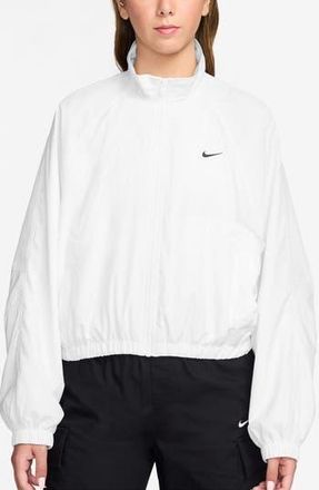 Nike Classic UV Track Jacket in White/Black at Nordstrom Rack, Size X-Large