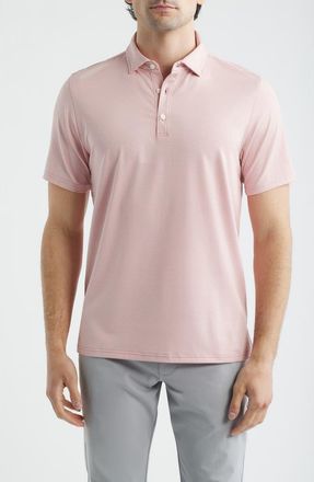 Rhone Drive Time Performance Polo in Pink Calcite/French Rose at Nordstrom, Size Xx-Large