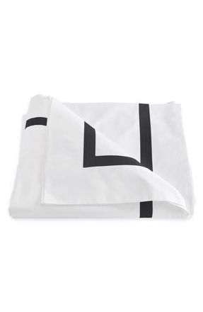 Matouk Lowell Duvet Cover in Black at Nordstrom, Size King