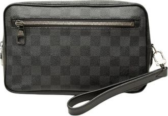 Louis Vuitton Pre-owned Kasai Clutch - unisex - Vintage Clutch - Zwart - ONE Size - Leer - Vintage