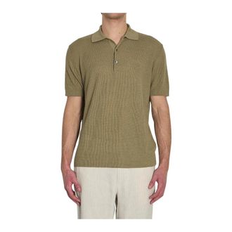 Barena Tops, Heren, Groen, S, Katoen, Marco - Risada Polo