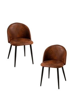 Regalos Miguel Packs Sillas Comedor - Pack 2 Sillas Black Vint Polipiel