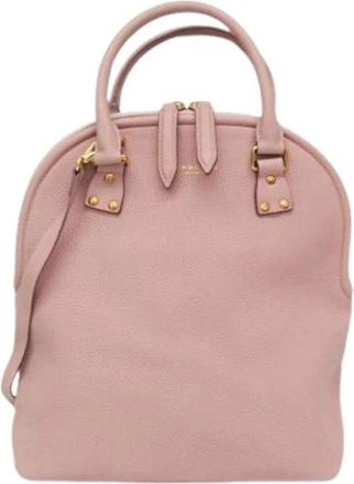 Burberry Pre-owned Handbags, female, Pink, Size: ONE SIZE Pre-owned Vintage Shoulder Bag