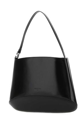 Low Classic Womens Black Leather Handbag 0372 Borse A Mano