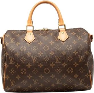 Louis Vuitton Pre-owned Speedy Bandouliere 30 - Dames - Vintage Handtas - Bruin - ONE Size - Leer - Vintage