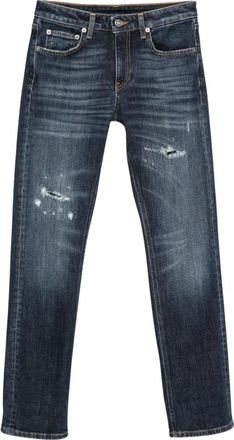 Dondup Straight Jeans - Dames - Regular Fit Jeans - Blauw - W31 - Jeans