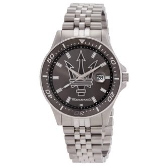 Maserati Sfida Quartz Gunmetal Dial Mens Watch R8853140010