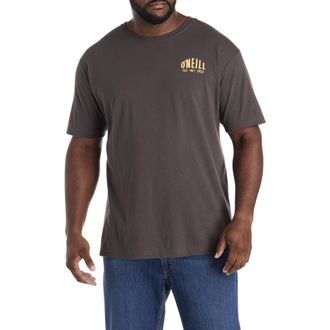 O'Neill Big & Tall Adrift Graphic Tee in Graphite at Nordstrom, Size 2X Big