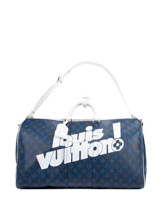 Louis Vuitton Everyday Keepall Bandouli&egrave;re 50 luggage bag - Blue