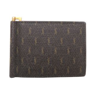 Saint Laurent Brown Pvc Leather Money Clip (Pre-Owned)