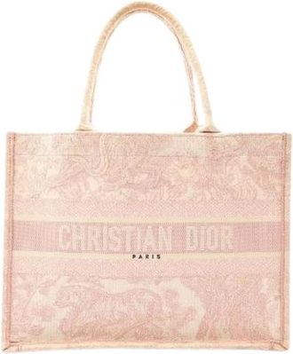 Dior Pre-owned Book Tote Canvas Tote Bag - Dames - Vintage Shopper - Beige - ONE Size - Vintage